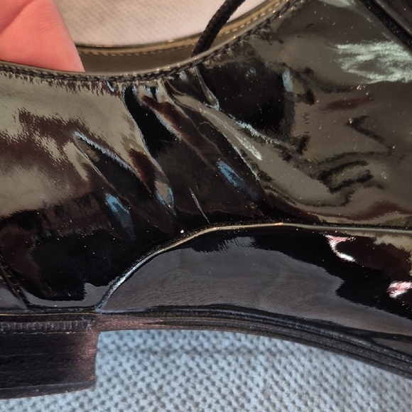 Gucci Black Patent Leather Oxfords - Picture 10 of 11